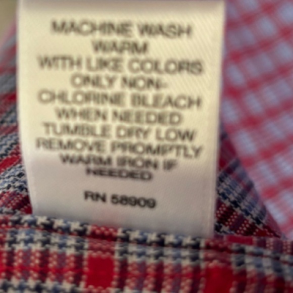 NEW Daniel Cremieux Red And Blue Plaid Button Down Shirt Size 3XT Long Sleeve - Picture 3 of 10